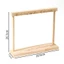 Giá Bộ sưu tập trang sức CHEESELY, Giá đỡ dây chuyền bằng gỗ nguyên khối có thể tháo rời, Móc 12 / 18 hữu ích Bảng trưng bày vòng tay lớn Thiết lập quầy hàng