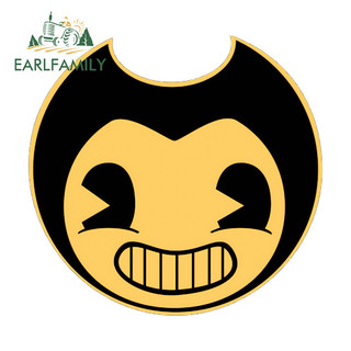 EARLFAMILY Bendy Head Ngộ nghĩnh Xe Ô Tô Dán Xe Máy Xe Tay Ga Thân Kính Chắn Gió Phía Sau Chống Thấm Nước JDM Vinyl Decal Chống Trầy Xước Bảo Vệ Cửa Xe Ô Tô