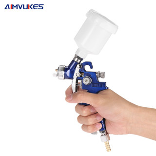 AIMVUKES  Súng phun sơn mini H-2000 Hvlp 0.5 / 0.8 / 1.0mm đầu phun cho xe hơi
