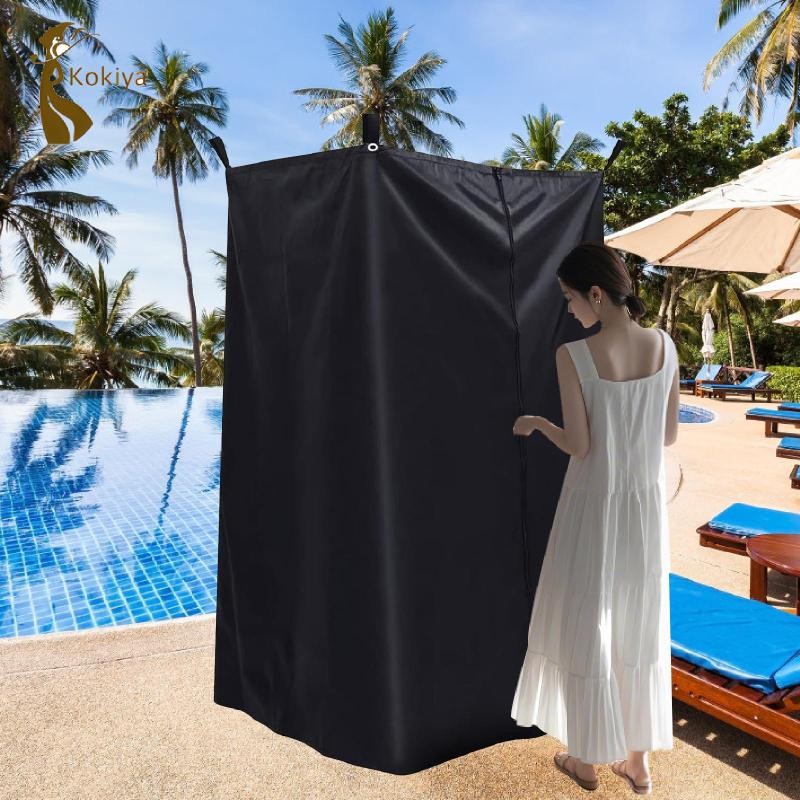Rèm và lều riêng tư tiện lợi để lắp đặt dễ dàng, phù hợp cho nữ khi đi biển ngoài trời hoặc sử dụng làm bộ phận thay đồ di động trên thuyền.
