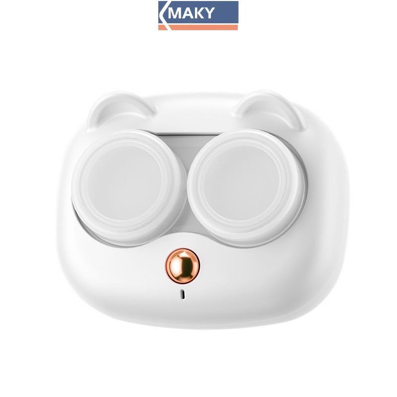 Onetimingcool Contact Lens Cleaner Siêu âm có hộp có thể tháo rời Loại bỏ máy làm sạch Protein rách Vỏ kính áp tròng di động VN