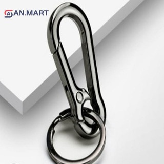Bigdealssuper Nam Thép Không Gỉ Bầu Khóa Móc Khóa Thắt Lưng Kẹp Chống Mất Khóa Treo Siêu