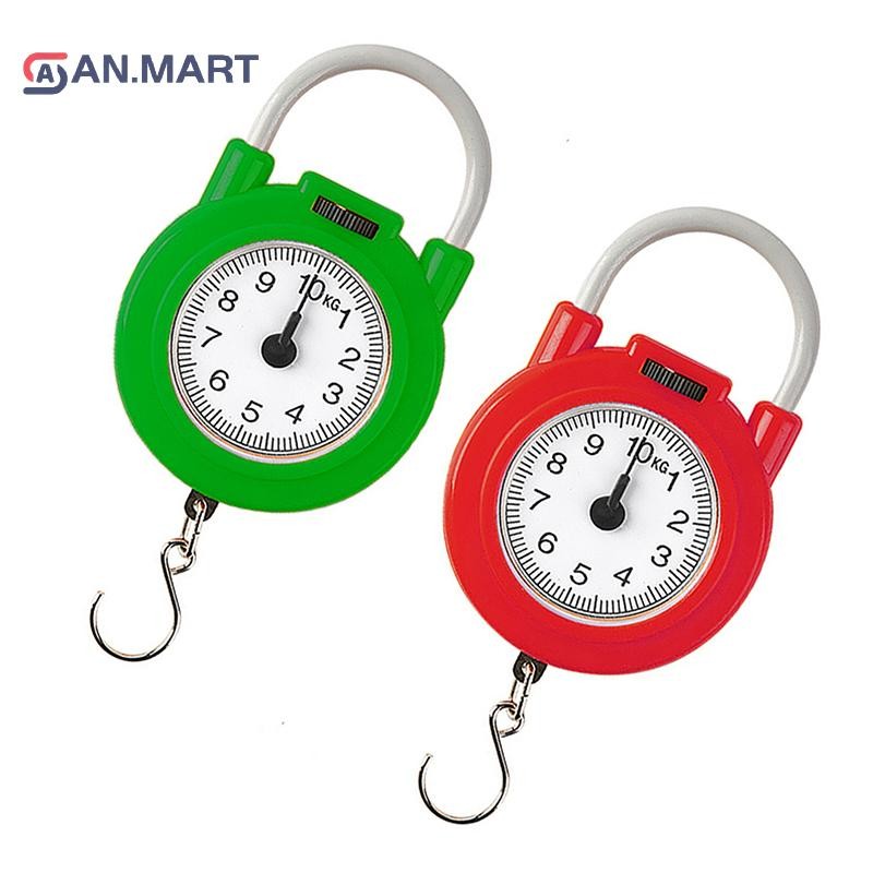 Bigdealssuper 10kg Cân cơ khí di động Hành lý cá Cân nhà bếp Kỹ thuật số có độ chính xác cao Cân lò xo siêu
