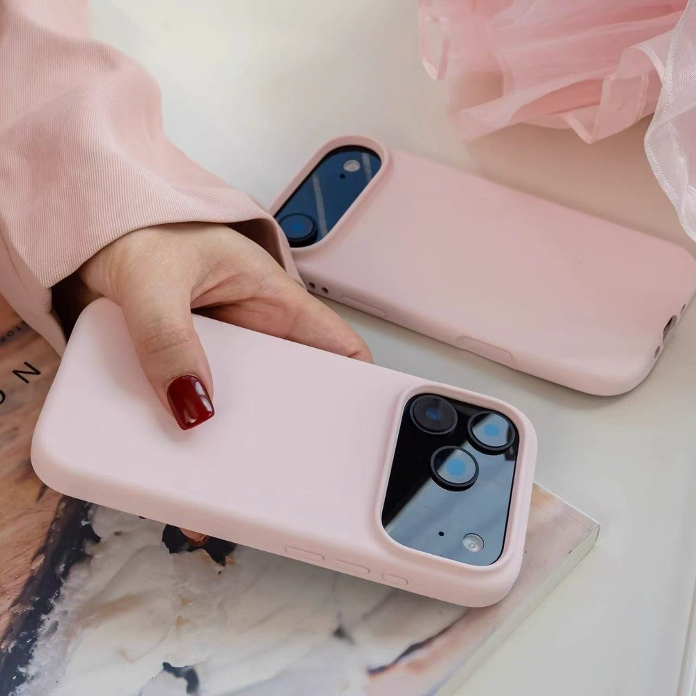 Ốp Điện Thoại Silicon Lỏng Màu Xanh Huỳnh Quang Cho iPhone 17 Pro Max 17 Air 16 Plus 15 14 13 12 11 Vỏ Bảo Vệ Chống Sốc
