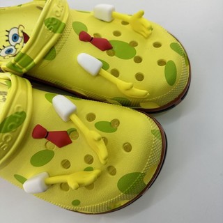 Mới SpongeBob SquarePants Phong Cách Lỗ Giày Hoạt Hình Hàng Hóa Bé Trai Bé Gái Cùng Phong Cách Dễ Thương Cặp Đôi Dép