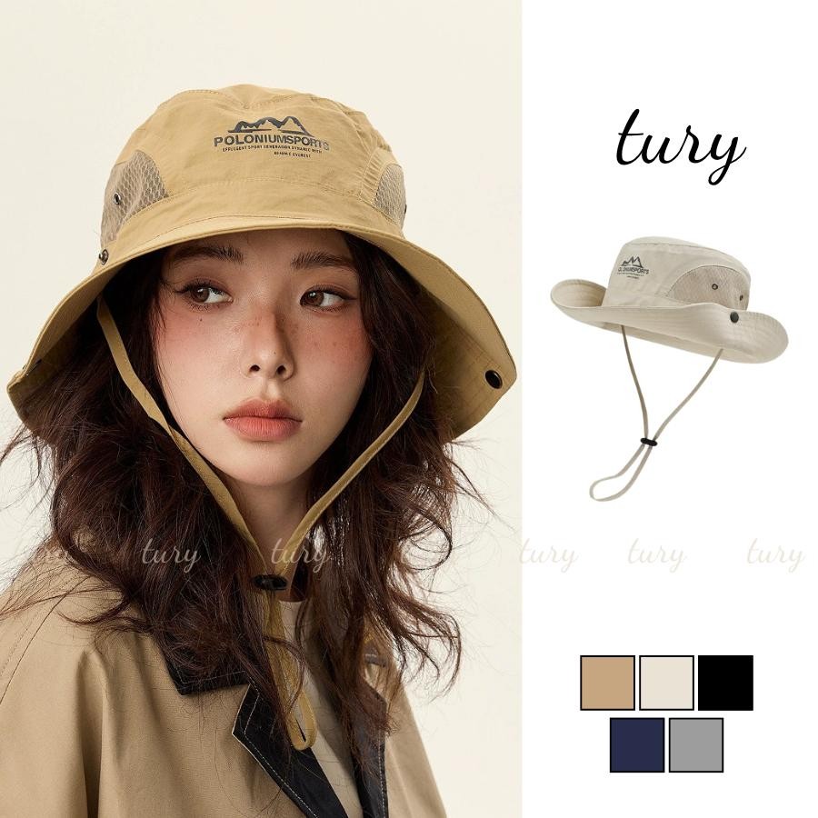 Mũ Tai Bèo Unisex Nam Nữ - Tury - Mũ nón che nắng cao bồi lớn HÌNH NÚI POLO - NV061