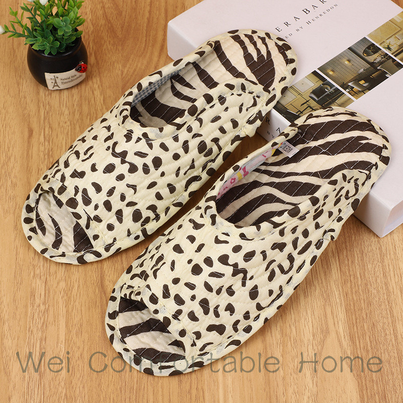 Dép Mục Vụ Đế Mềm Tắt Tiếng Dép Nam Quilted Cotton Thoáng Khí Dép Bán Buôn Đế Mỏng