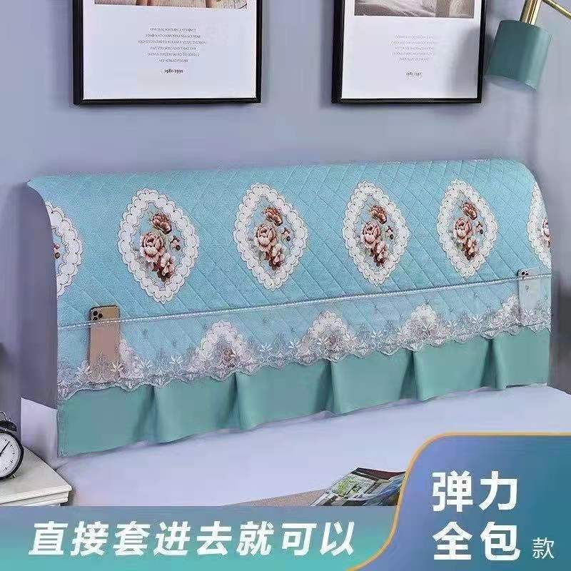 Vỏ bọc đầu giường Phong cách Châu Âu Bao gồm tất cả Đơn giản Hiện đại 1,2m / 1,51,82m Cotton dày chống bụi Vỏ ZFUF