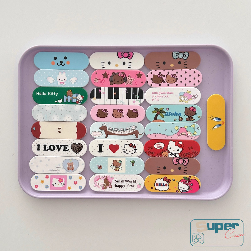Hoạt Hình Ngọt Ngào Thời Trang Dễ Thương Hello Kitty Snoopy Puppy Mèo Chim Cánh Cụt Hoa Trái Tim Tình Yêu Chấm Bi Sọc Dây Trái Cây Hỗ Trợ Giá Đỡ