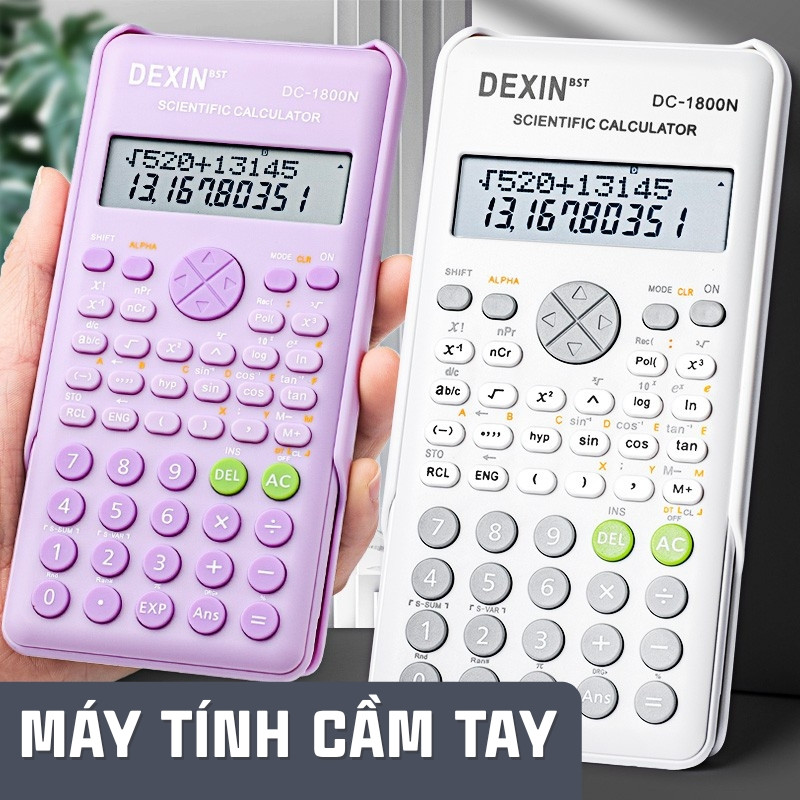 Máy Tính Học Sinh Cầm Tay – Máy Tính Khoa Học 240 Chức Năng, Dùng Trong Phòng Thi