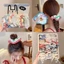 【Scrunchie】Set 7 Dây Buộc Tóc / Cột Tóc Scrunchies To Phồng Đẹp Thời Trang Hàn Quốc - Phụ Kiện Tóc