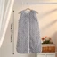 Túi Ngủ Cho Bé BRARAA, Túi Ngủ Nhung Không Tay, Dây Kéo Hai Chiều Thoải Mái Cho Bé Ngủ Unisex Bé