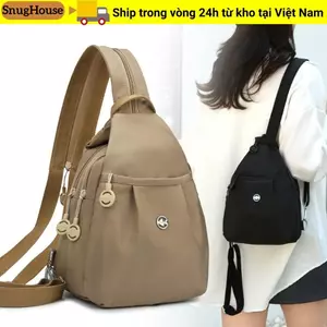 Ba lô SNUGHOUSE, Túi du lịch vải dung tích lớn, Túi đeo chéo đa năng chống thấm nước Unisex
