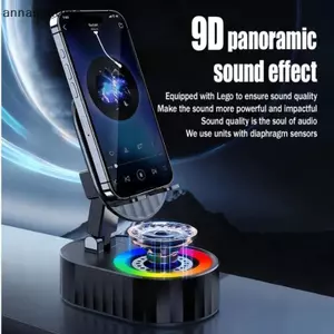 Loa cảm ứng AA có giá đỡ điện thoại Giá đỡ điện thoại 6 trong 1 360° Đế đứng 3000mAh VN