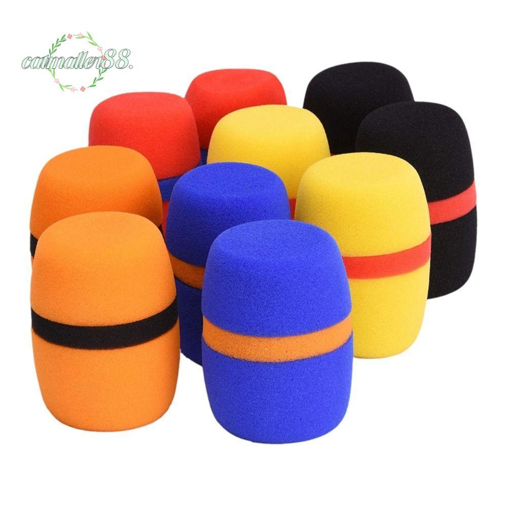 CATMALLER88 5 Chiếc Micro Dành Cho Phòng Thu Phỏng Vấn Karaoke Dj Phụ Kiện Thay Thế Chất Lượng Cao Mic Chống Bụi Vỏ