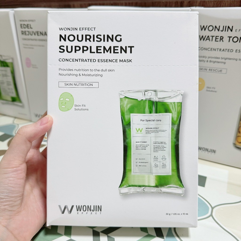 [Hàng Công Ty] Mặt nạ Wonjin hộp 10 miếng - 30 miếng | Cấp ẩm, Phục Hồi, Dưỡng Sáng, Căng Bóng