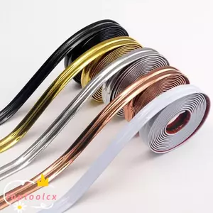 Băng trang trí tự dính TOPTOOLCX, Băng keo trang trí góc linh hoạt chống va chạm, Dải niêm phong chống bụi PVC
