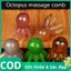 Trong Kho Octousb Đầu Massager Da Đầu Bàn Chải Spa Gua SHA Công Cụ Massage Nhựa Cá Tuyết