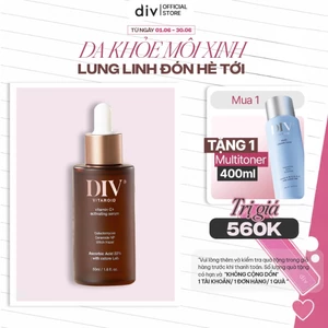 Serum DIV Vitamin C+ 22% Hỗ Trợ Dưỡng Sáng Và Cải Thiện Đều Màu Da 50ml