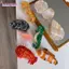 Vuốt Tóc Cá Mập BORAGETE, Acrylic Marine Sinh Học Series Kẹp Tóc, Thời Trang Hình Học Hàng Hải Động Vật Mũ Văn Phòng
