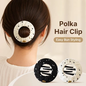 Vòng Tròn Lớn Tóc Barrette Phẳng Tròn Chấm Bi Tóc Chấm Bi Chấm Bi Trang Trí Cho Nữ Phụ Kiện Tóc Sử Dụng