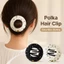 Vòng Tròn Lớn Tóc Barrette Phẳng Tròn Chấm Bi Tóc Chấm Bi Chấm Bi Trang Trí Cho Nữ Phụ Kiện Tóc Sử Dụng