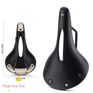 TOPTOOLCX Xe Đạp, Đường Sắt Thép Đệm Rỗng Công Thái Học Đi Xe Đạp, Phong Cách Retro Mềm Mại Chống Mài Mòn Đệm Ghế Xe Đạp Lưu Diễn Xe Đạp