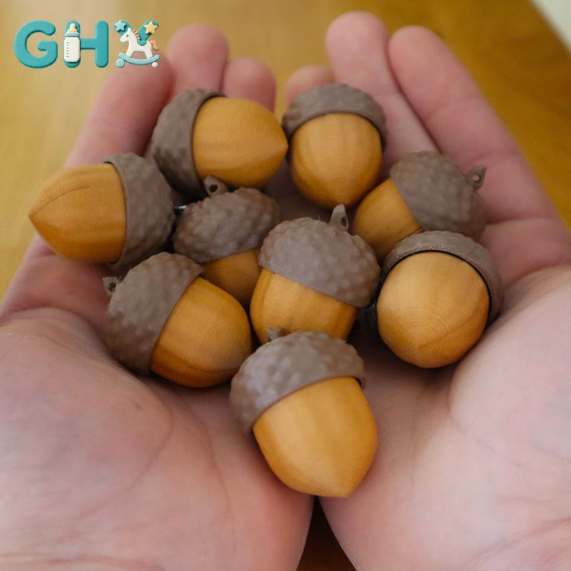 GHX Giảm Lo Âu Acorn Thư Giãn Clier Fidget Đồ Chơi Bấm Nút 1PC Có Móc Khóa Cho Sinh Viên Văn Phòng Trẻ Em VN
