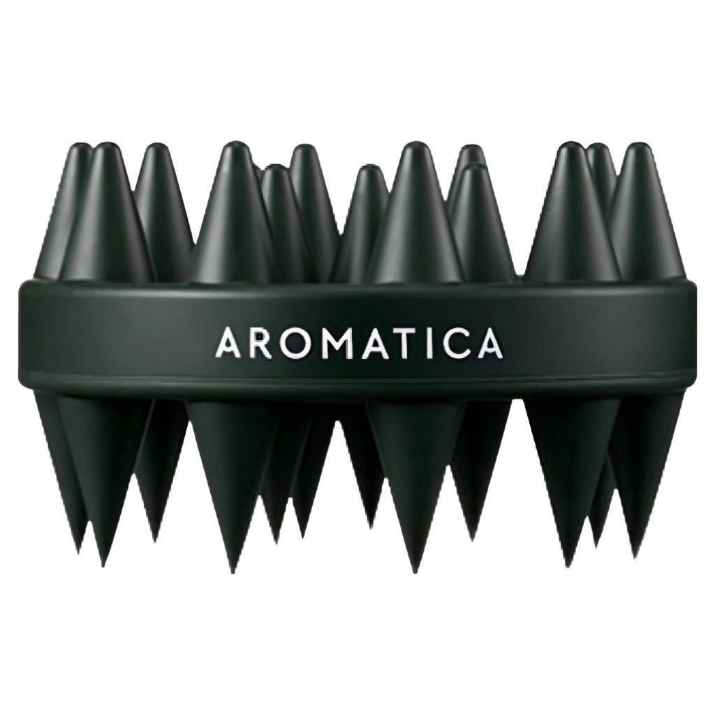 [Aromatica] Bàn Chải Gội Đầu Silicon Gai Kép Chống Nước Cao Cấp Dual Scalp Shampoo Brush