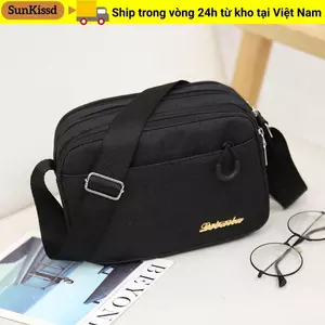 Túi đeo vai SUNKISSD, Túi đeo chéo nhiều túi thông thường, Túi Messenger Unisex Nữ