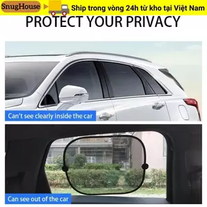 SNUGHOUSE 2 Chiếc Tấm Che Nắng Ô Tô Có Phụ Kiện Bảo Vệ Tấm Che Phản Quang Cửa Sổ Gấp