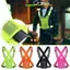 AN.MART 4 Màu Unisex Light Áo Vest An Toàn Tầm Nhìn Cao Có Túi Bảo Quản Xây Dựng Ban Đêm Đi Xe Đạp Áo Giao Thông Chạy Làm Việc VN