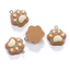 8 Màu 22 * 20mm DIY Nhựa Trang Sức Phụ Kiện Mèo Trầy Xước Chó Paw Gấu Paw Mặt Dây Chuyền 6.18 1PLD