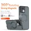 Ốp Lưng Cho Realme 16T 360° Giá đỡ xoay Họa tiết da mờ Không bao giờ biến màu vàng Vỏ điện thoại chống rơi