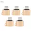 Apill Bộ chuyển đổi Type C OG 5 gói USB 2.0 sang bộ chuyển đổi có chức năng cắm và chạy trao đổi nóng cho máy tính Bàn phím điện thoại Chuột Truyền dữ liệu ổ cứng (Vàng)