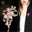 Trâm cài hoa Zircon khí chất sang trọng dành cho nữ Cô gái Thời trang đa năng Sáng bóng Corsage Quần áo cưới Phụ kiện Quà tặng Mới