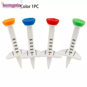 BORAGETE 1 Áo thun chơi gôn, Có thể điều chỉnh độ cao có thể điều chỉnh hướng nhắm mục tiêu Giá tập chơi gôn, Bóng giới hạn bền bỉ Nail Nhựa Golf Tee có quy mô ngoài trời