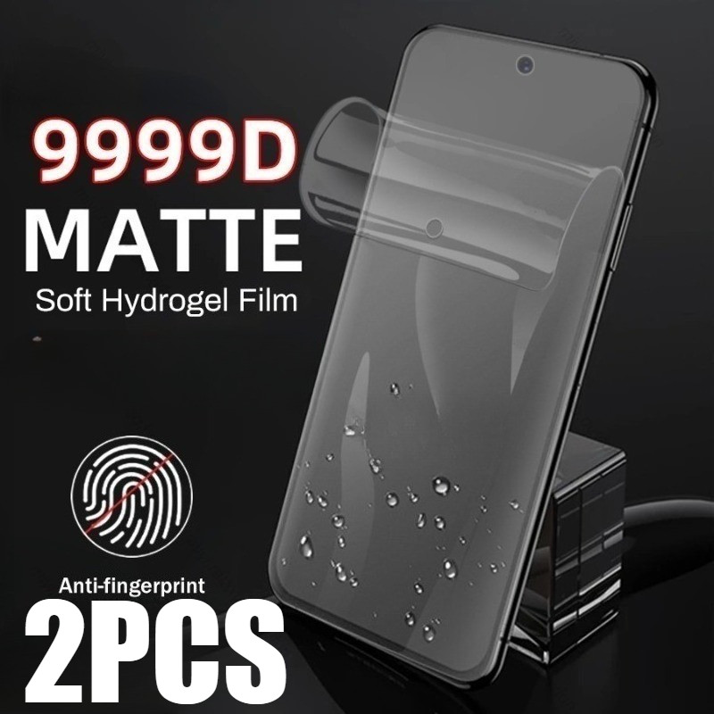 2 Chiếc Full Cover Bảo Vệ Màn Hình HD Mềm Cho Redmi 13 13C 13R 13x 14C 14R 15 15a 15C A1 A2 A3 A4 A5 A7 Pro Chống Gián Điệp Riêng Tư Chống Ánh Sáng Xanh Hydrogel Phim Mờ