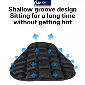 MAKY Mới Xe Máy Bọc Ghế Air Pad Xe Máy Ghế Đệm Bao Giảm Áp Lực Bảo Vệ Đa Năng Xe Máy Ghế VN