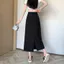 S-3XL Nữ Lưng Chia Chấm Bodycon Váy Nữ Thời Trang Màu Đen Chắc Chắn Công Sở Váy Midi