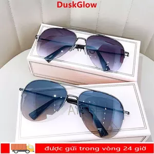 Kính râm phi công DUSKGLOW, Kính râm chuyển màu bảo vệ khung lớn UV400, Sắc thái lái xe đạp cổ điển dành cho nữ và nam giới