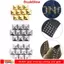 DUSKGLOW 100 Chiếc 6 / 8 / 10 / 12 Mm Dây Đeo Đinh Tán Punk Quần Áo / Túi / Giày Vải Nút Kim Loại Đồng Móng Tay Chắc Chắn