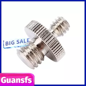 Guansfs Ren Kim Loại Vít Adapter Máy Ảnh Thực Tế Chuyển Đổi Cho Chân Đế Tripod 1/4 Đến 3/8 Nam Ren Những Người Đam Mê Chụp Ảnh