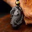 Mặt dây chuyền cá vàng Obsidian nhỏ hợp thời trang cổ điển