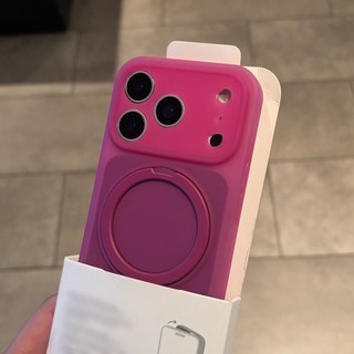 Ốp điện thoại hút từ tính khung thạch mờ màu trơn cho iPhone17 Pro Max 16 15 14 13 Pro Max bảo vệ camera chống sốc chống rơi mặt sau mềm