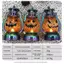 Đèn lồng LED bí ngô Mini Halloween Kích thước đèn chùm ấm áp cho bàn tiệc Halloween [VN]