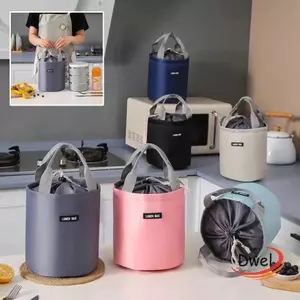 Túi đựng đồ ăn trưa làm mát DWEL Túi lưu trữ di động Hộp cơm trưa học sinh dã ngoại