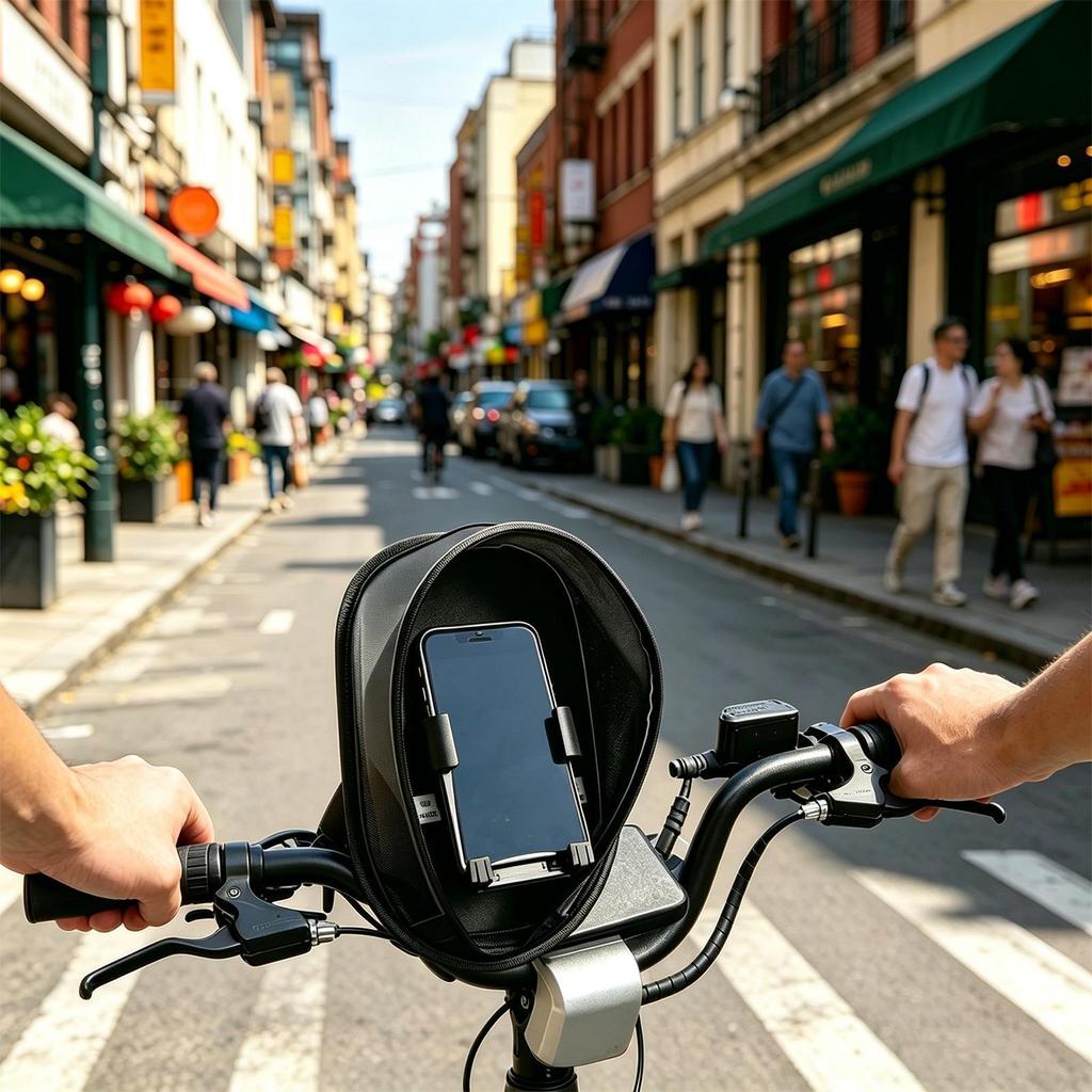 Điện thoại di động Tấm che nắng Chống chói Chống nước Chống trượt Bảo vệ xe máy Tấm che điện thoại di động cho người đi xe đạp pomervn