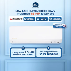 Máy Lạnh Mitsubishi Heavy Inverter 1.5HP SRK13YZP-W5 | Làm Lạnh Nhanh Hi-Power - Hàng Chính Hãng