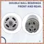 12V 13 răng -550VC-8518 Động cơ GEAR cho GSR12V-15 3601H68102 Máy khoan điện Phụ tùng bảo trì tuốc nơ vít (R F C V)